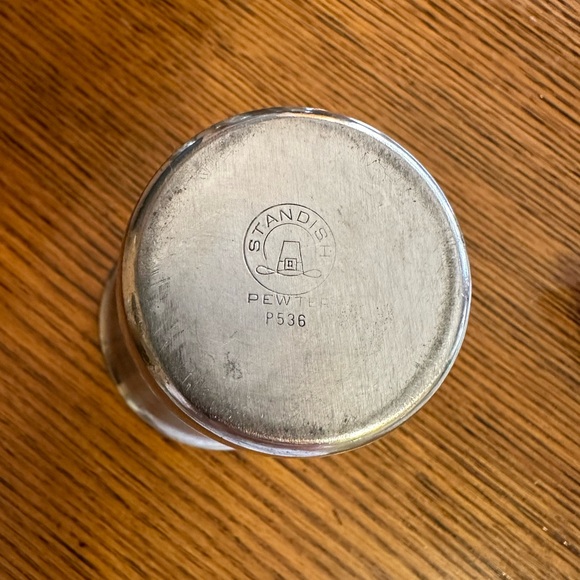 Set of 4 Vintage Standish Pewter Tumblers / Julep Cups - Picture 4 of 9